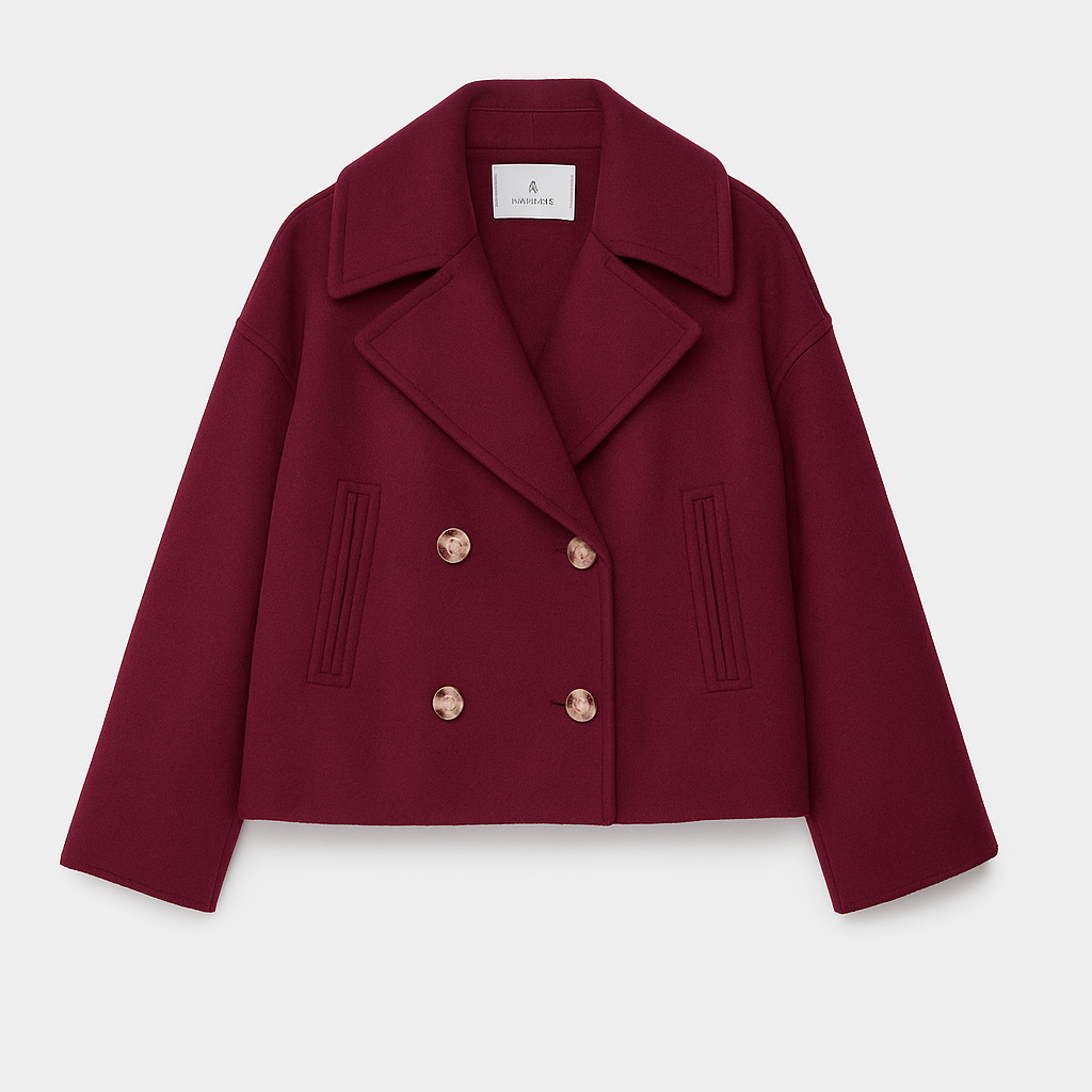 Mia | Stylish Cropped Winter Coat for Women 4