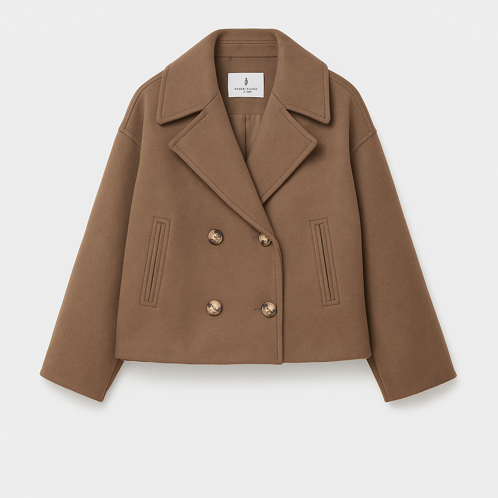 Mia | Stylish Cropped Winter Coat for Women 5