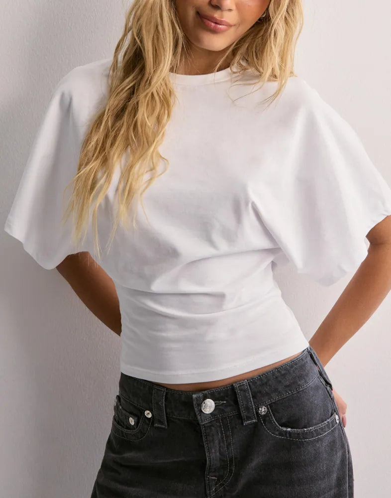 Mia | Stylish Fitted T-Shirt with Flared Sleeves 6