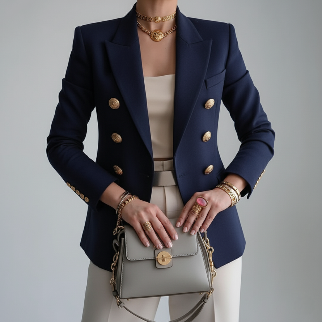 Mia | Stylish Tailored Black Blazer for Women 1