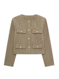 Olivia | Classic Tailored Tweed Blazer 0