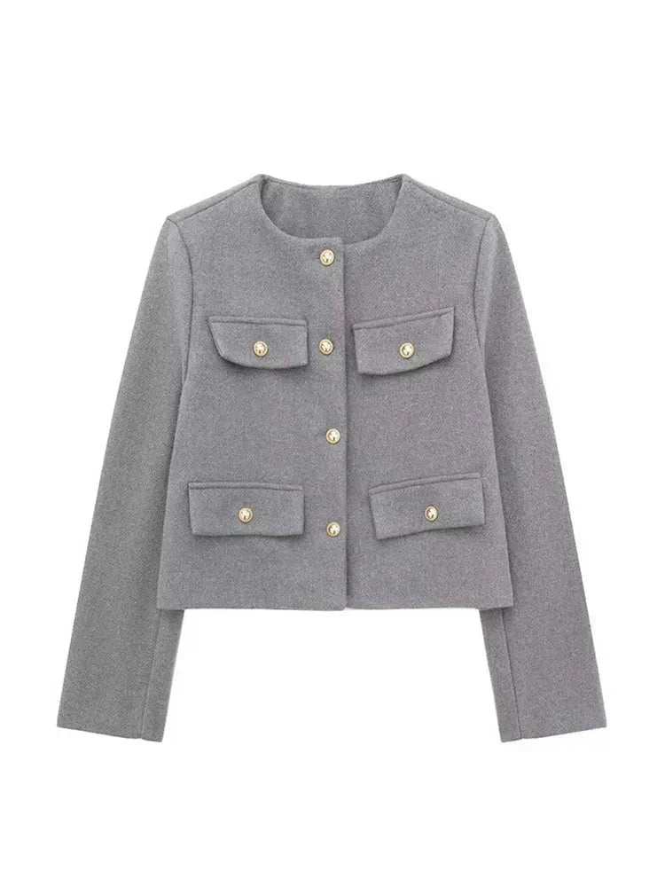 Olivia | Classic Tailored Tweed Blazer 10