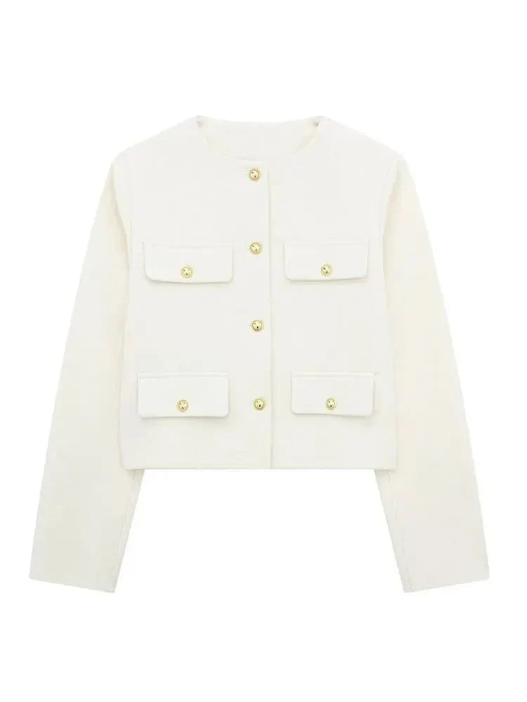 Olivia | Classic Tailored Tweed Blazer 6