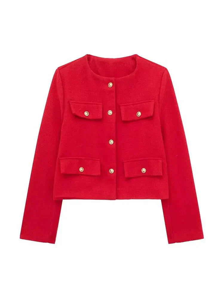Olivia | Classic Tailored Tweed Blazer 7