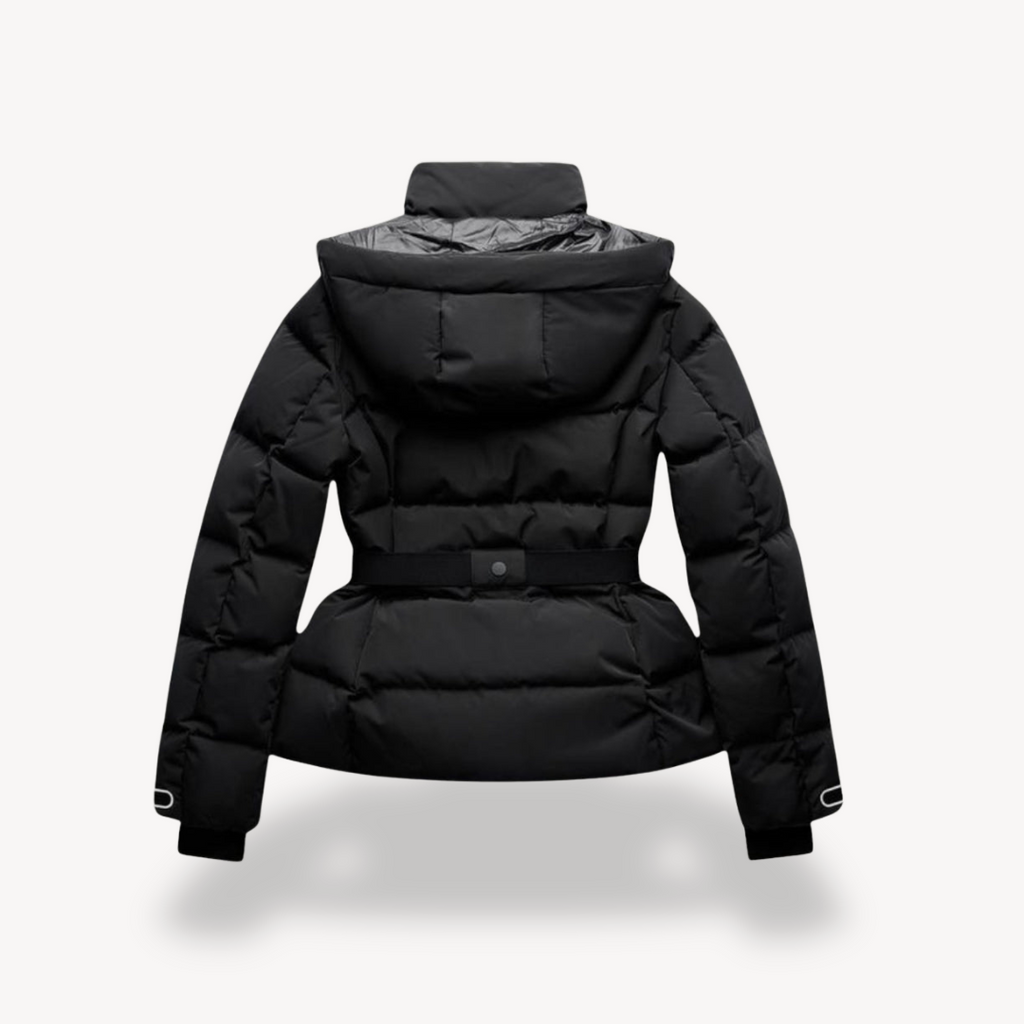 Olivia | Elegant Black Puffer Jacket For Women 1