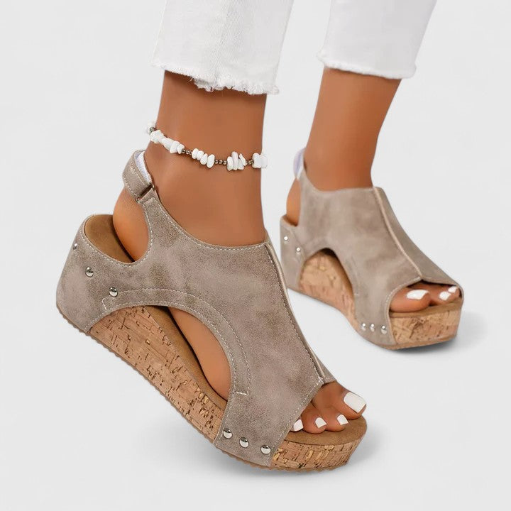 Olivia | Stylish Comfortable Wedge Sandals for Women 4