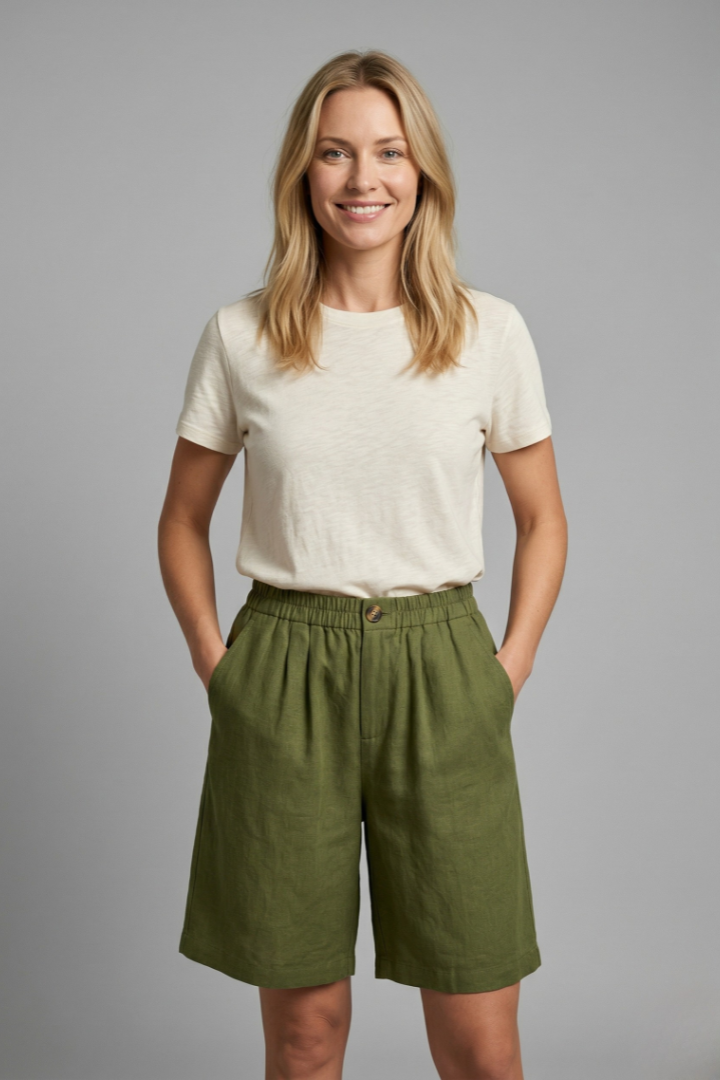 Samantha | Comfortable Mid-Length Casual Shorts 1