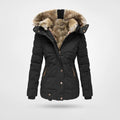 Sophia | Elegant Black Puffer Jacket for Women 0