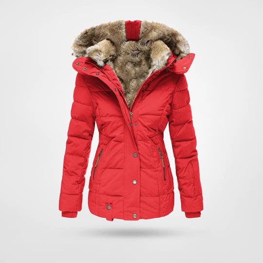 Sophia | Elegant Black Puffer Jacket for Women 2
