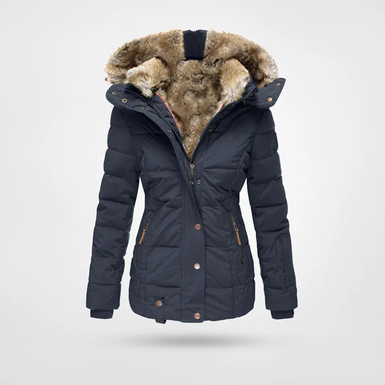 Sophia | Elegant Black Puffer Jacket for Women 3