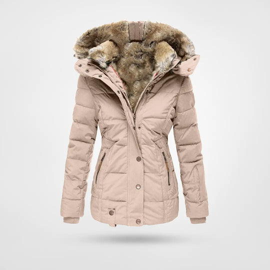 Sophia | Elegant Black Puffer Jacket for Women 4