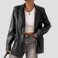 Sophia | Elegant Oversized Black Blazer Jacket for Women 0