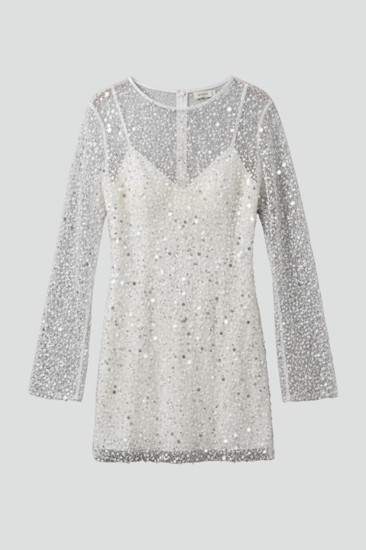 Sophia | Elegant Two-Layer Mini Wedding Guest Dress 4