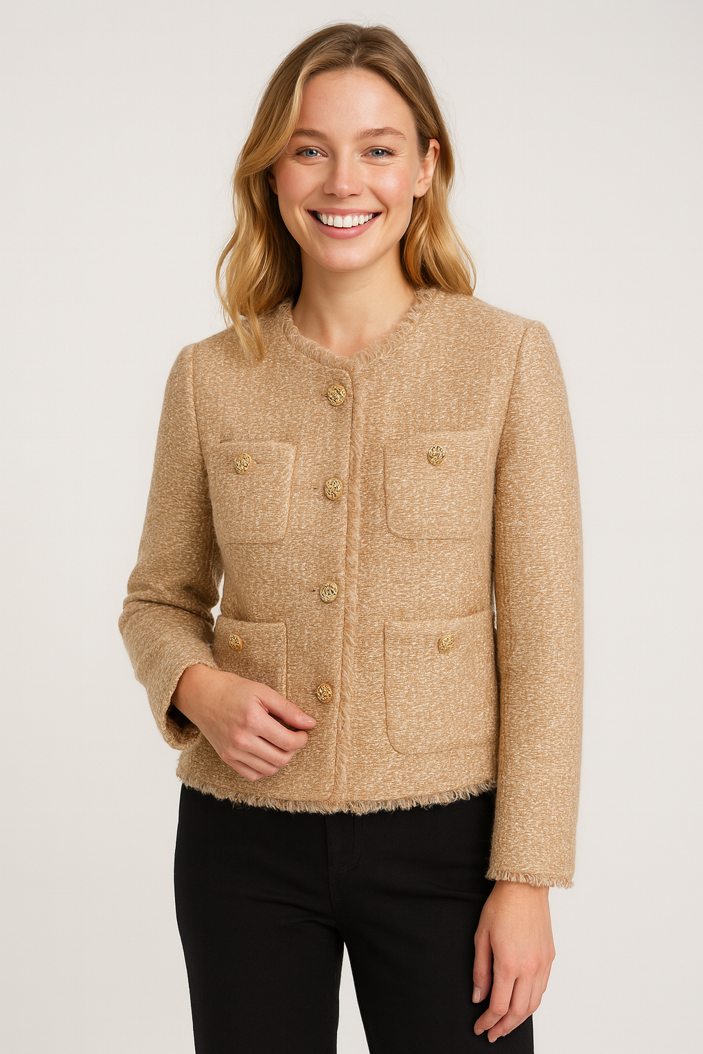 Sophie | Chic Tailored White Blazer Jacket for Women 1