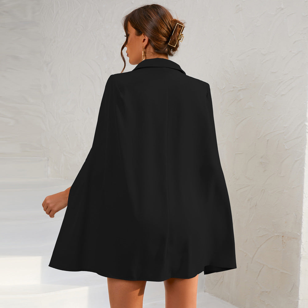 Sophie | Elegant Cape Blazer Cocktail Dress for Women 4