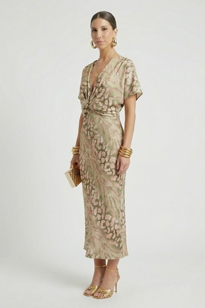 Sophie | Elegant Floral Midi Dress for Summer Weddings 2