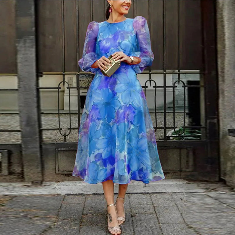 Sophie | Elegant Floral Summer Dress for Wedding Guests 1