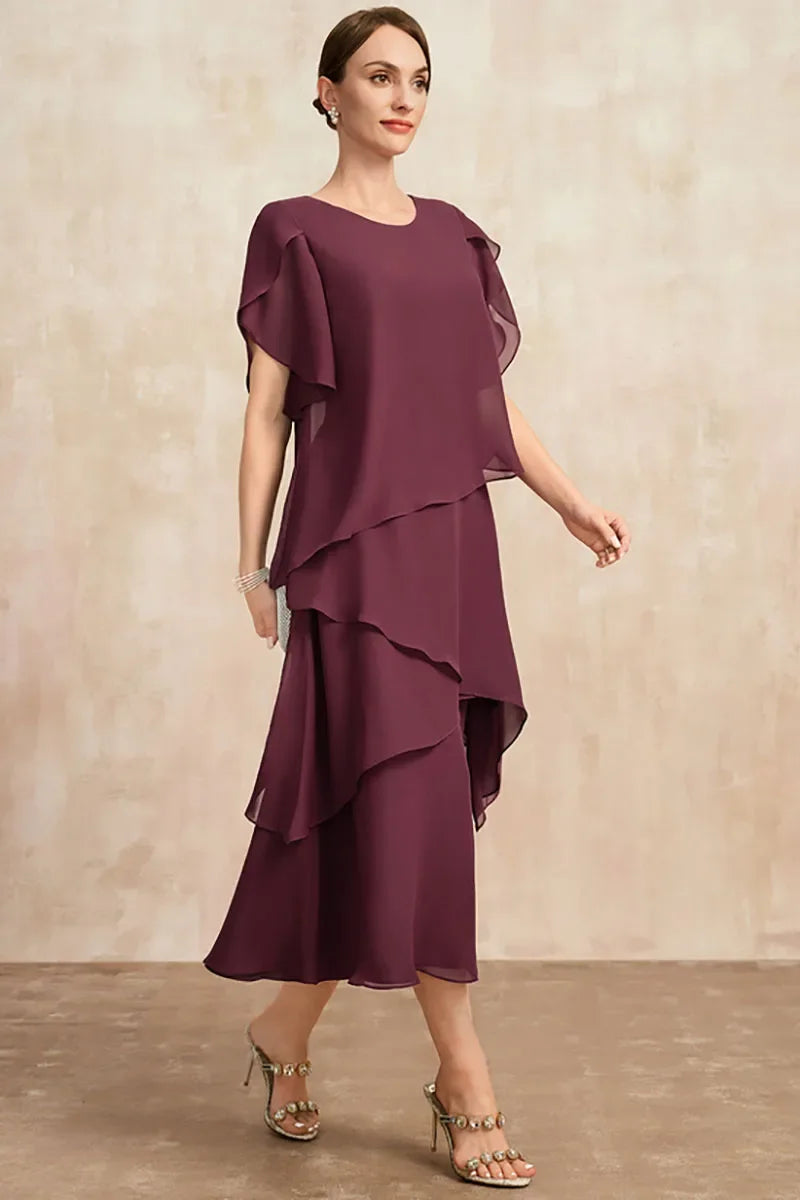 Sophie | Elegant Lightweight Chiffon Wedding Guest Dress 1