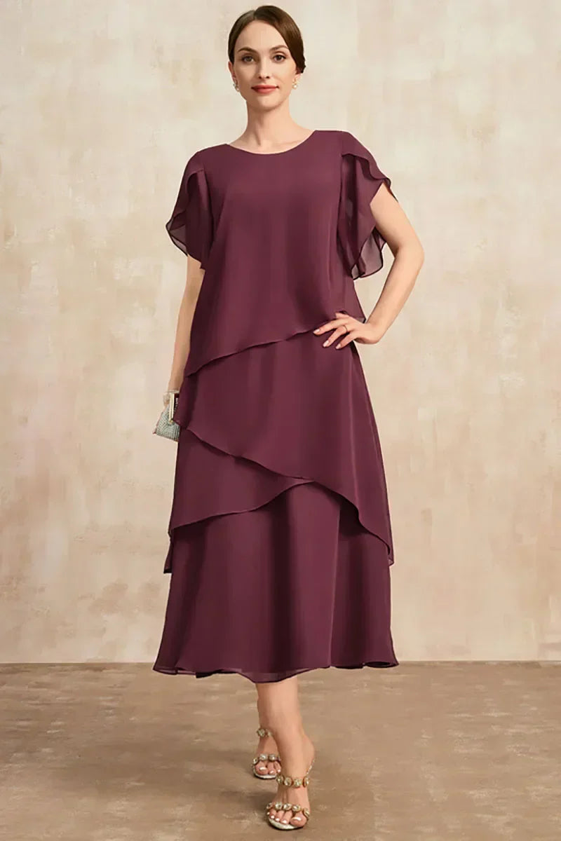 Sophie | Elegant Lightweight Chiffon Wedding Guest Dress 2