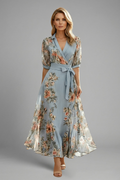 Sophie | Floral Midi Summer Dress for Wedding Guests 0