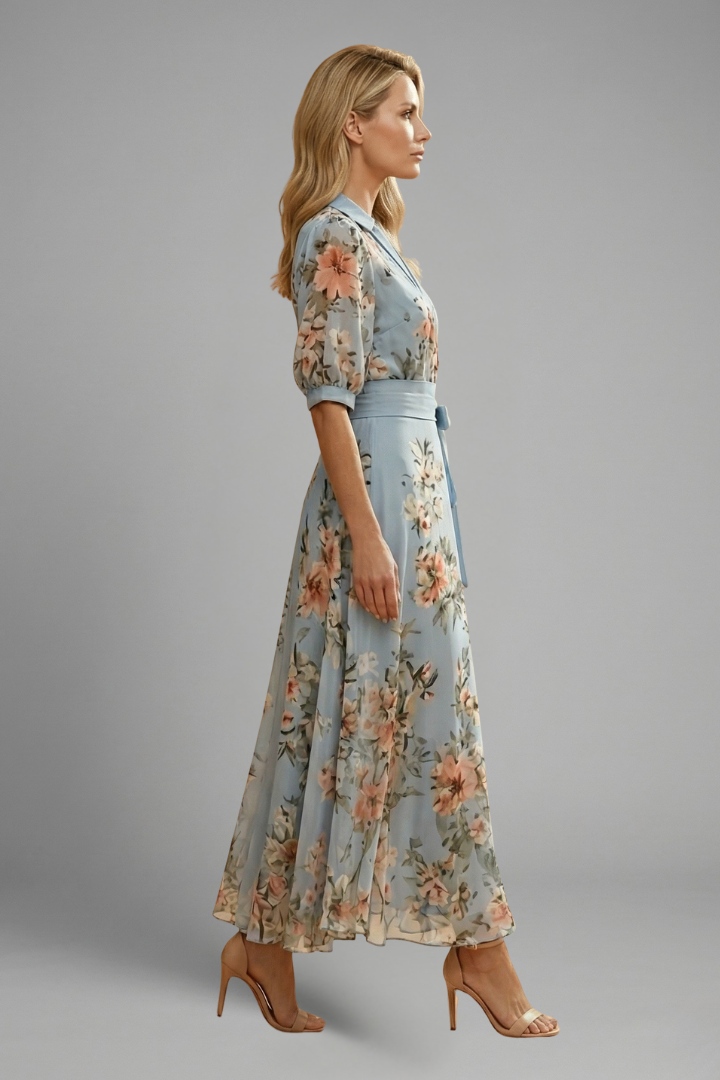 Sophie | Floral Midi Summer Dress for Wedding Guests 2