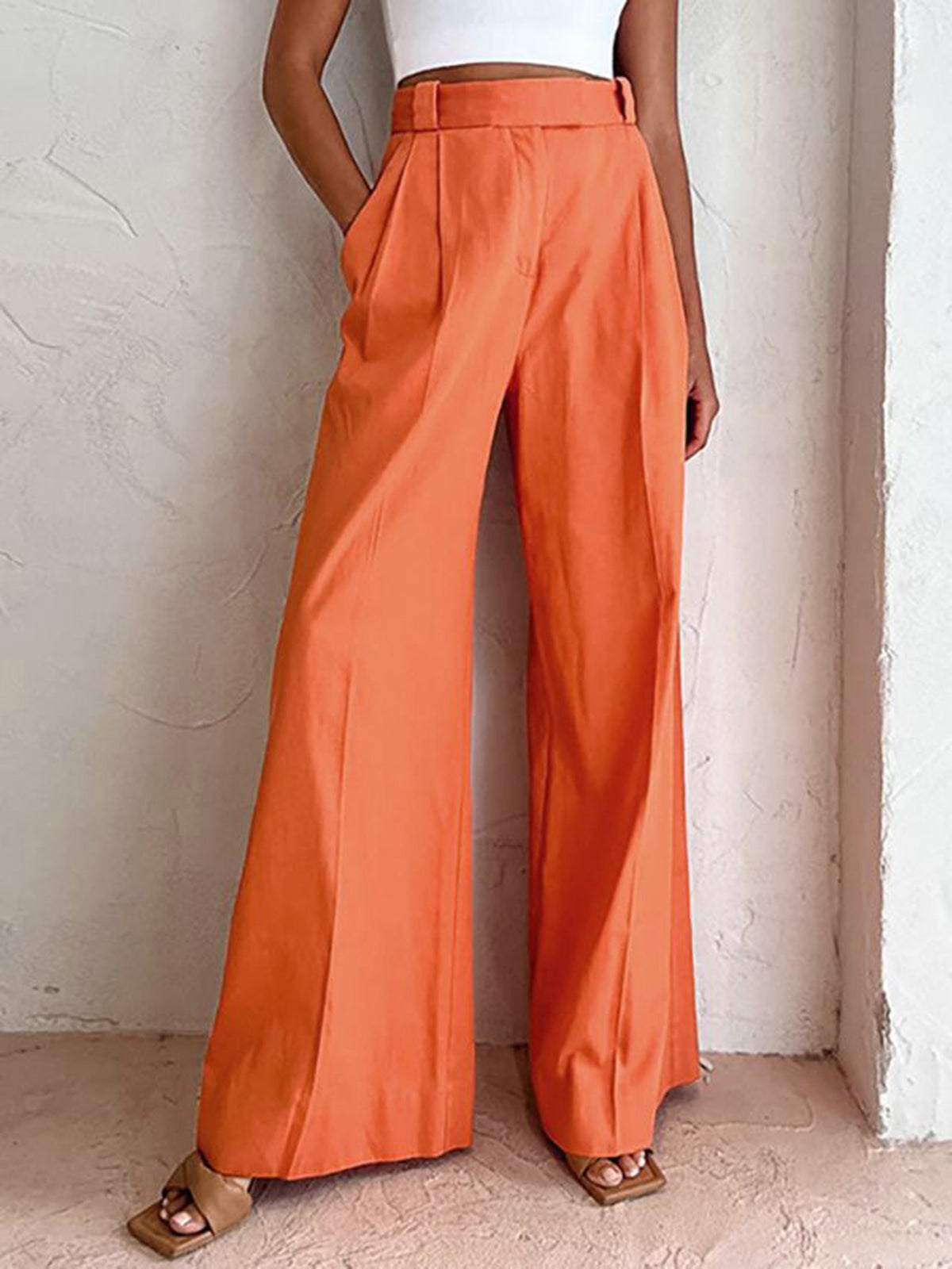 Sophie | Flowy Elegant Wide Leg Pants for Women 0
