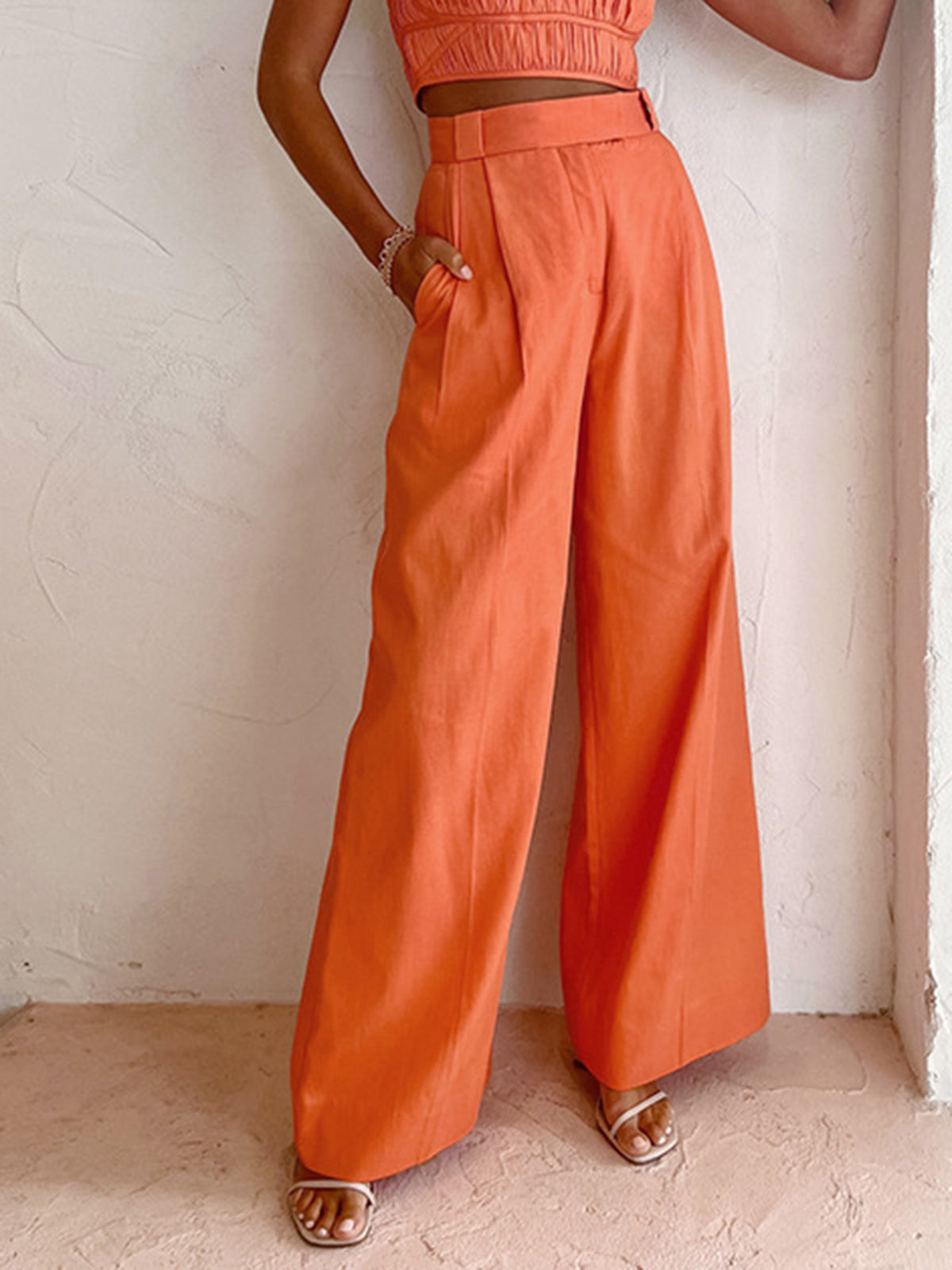 Sophie | Flowy Elegant Wide Leg Pants for Women 1