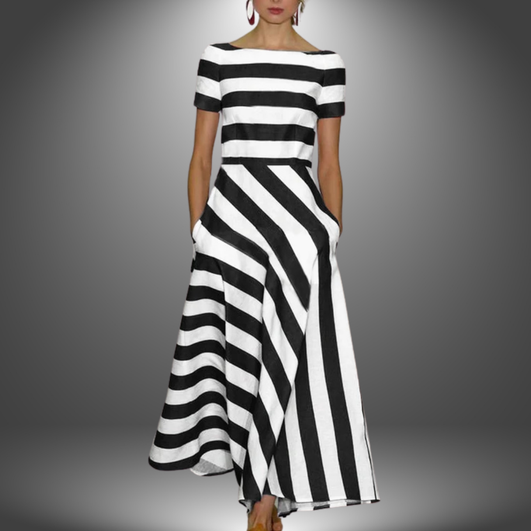 Sophie | Striped A-Line Womens Dress for Summer 1