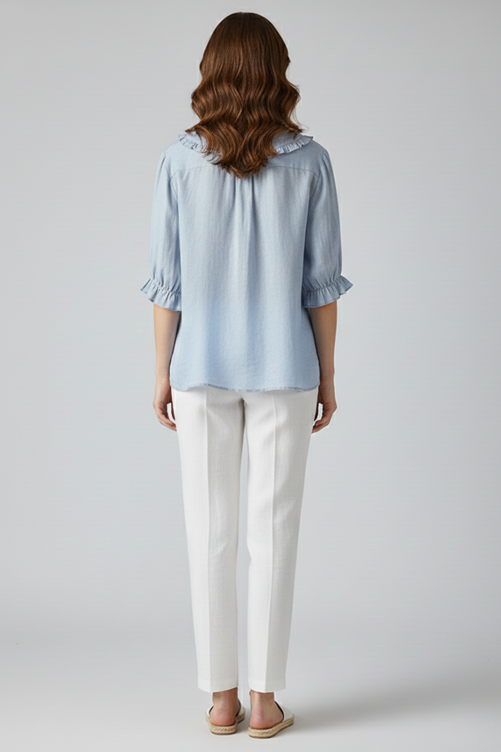 Sophie | Vintage Ruffled Collar Blouse 3