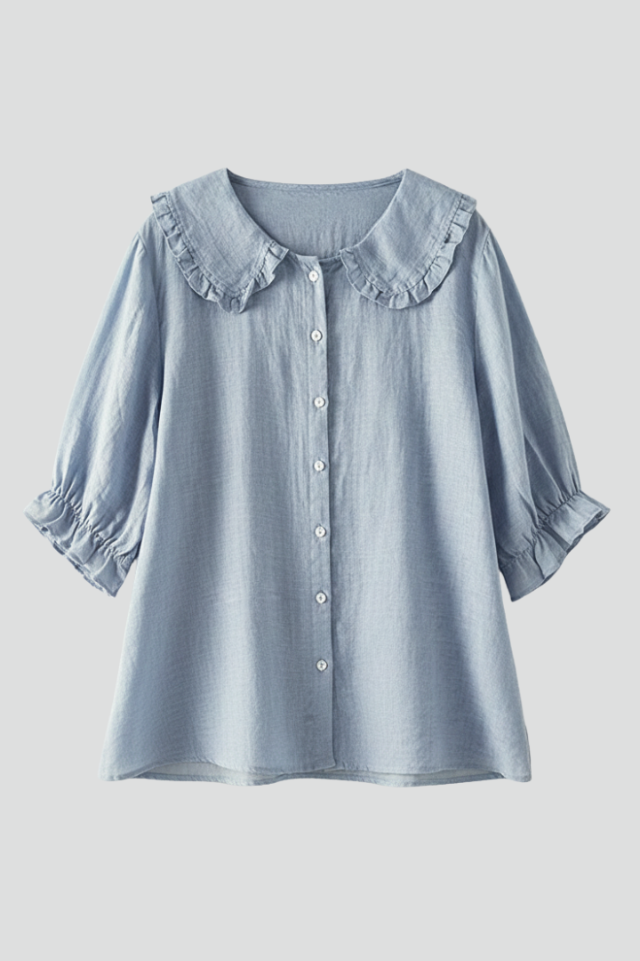Sophie | Vintage Ruffled Collar Blouse 5